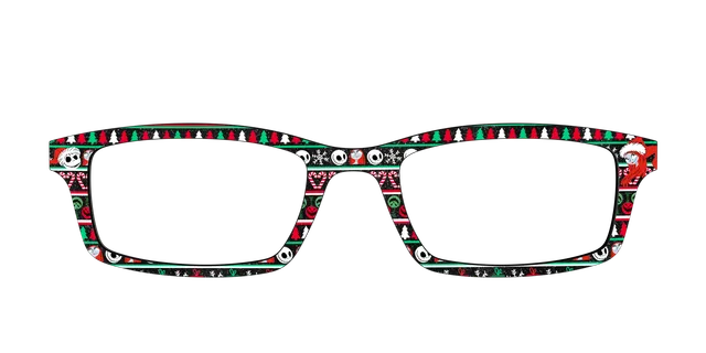 Pair Eyewear Collabs Frightfully Festive Shimmer top occhiali glitter