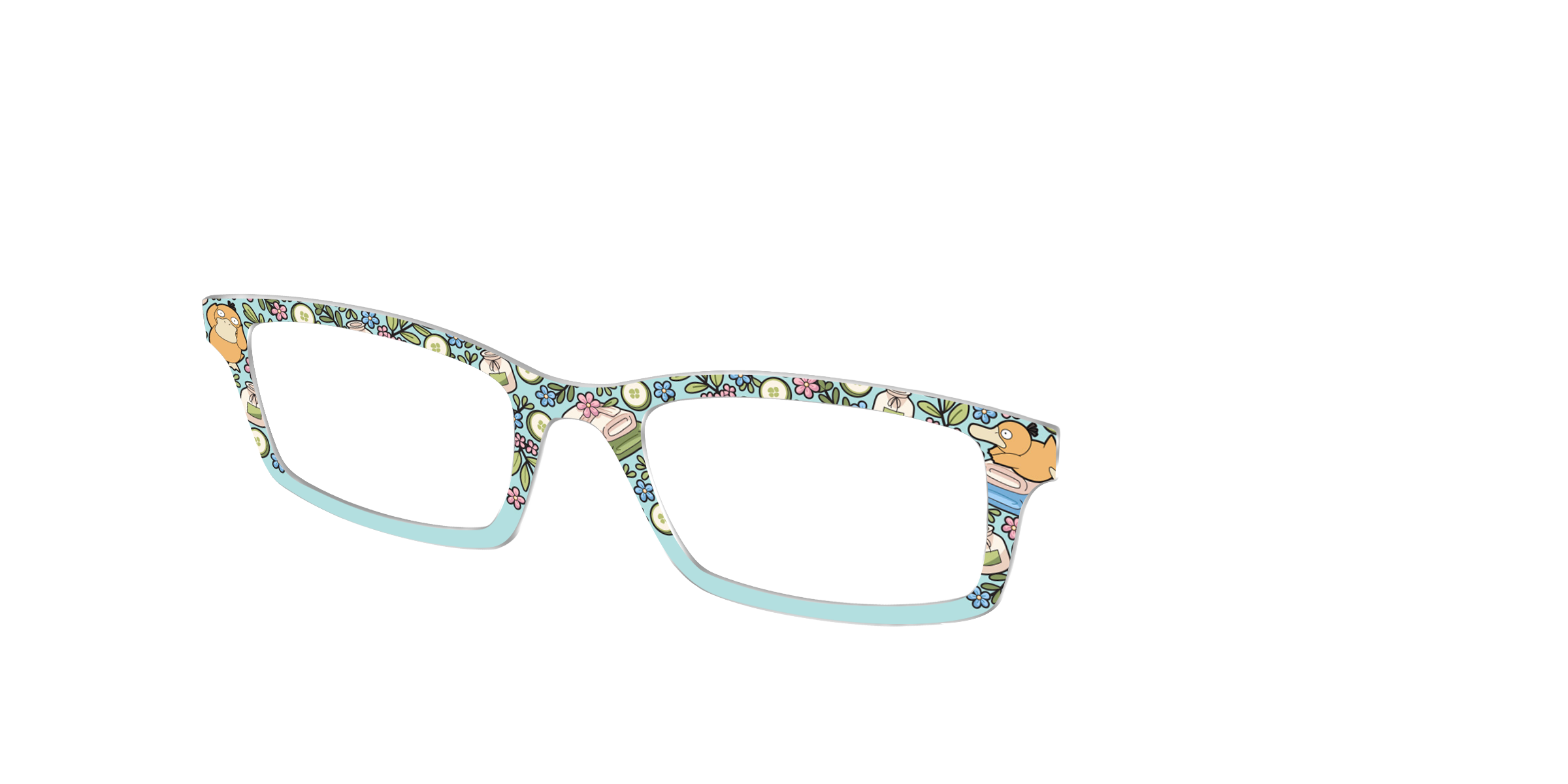 Pair Eyewear Collabs Psyduck Vibes frontalino giallo