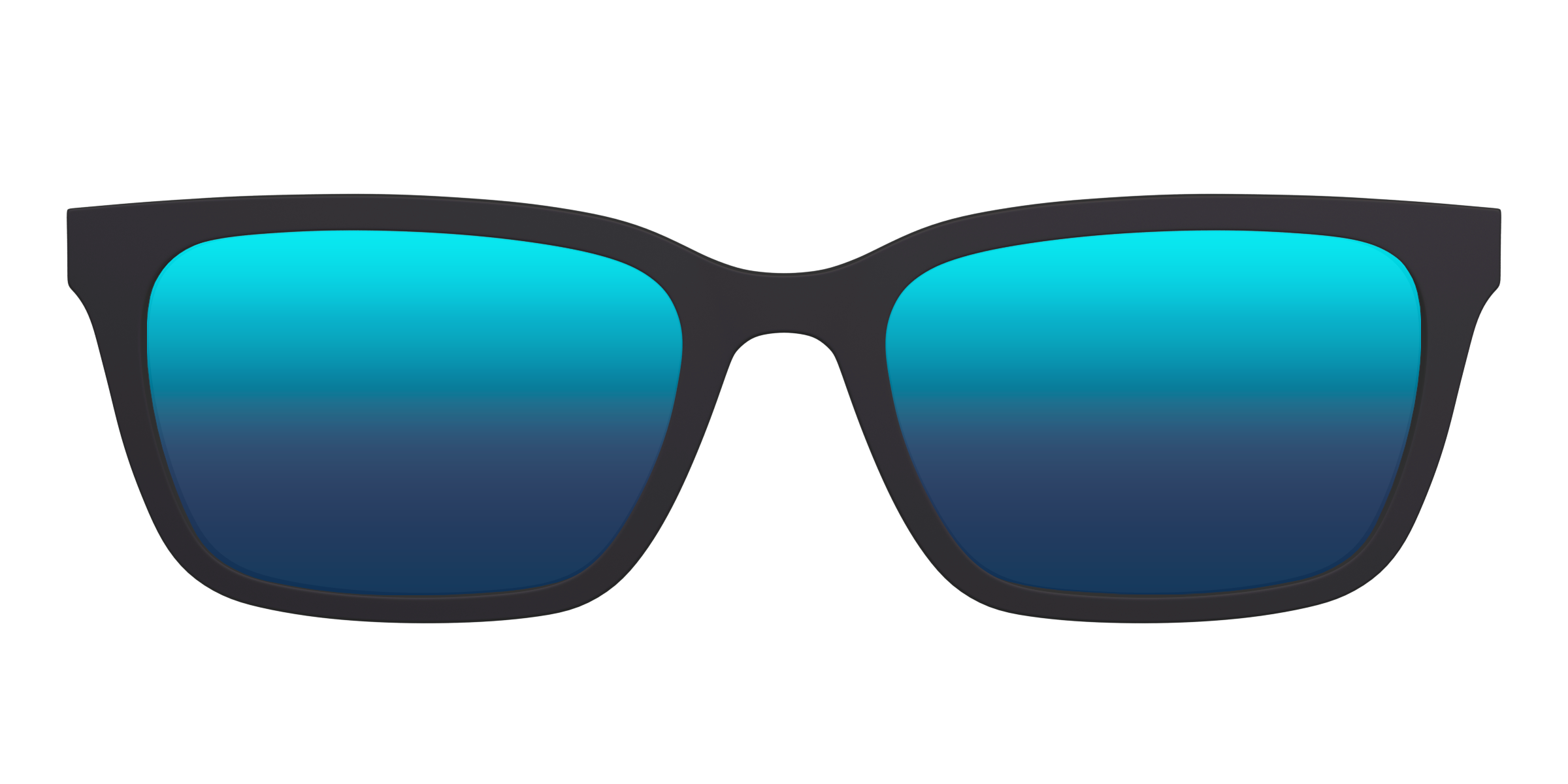 Pair Eyewear Sun Tops Blue Reflective top sole polarizzato blu