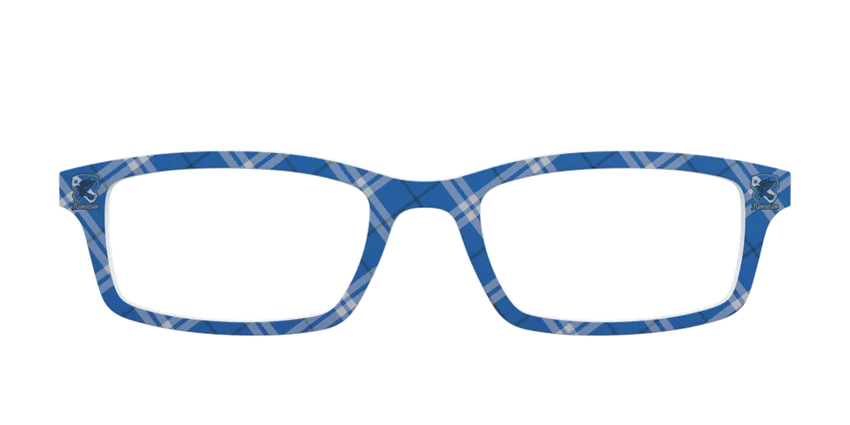 Pair Eyewear Ravenclaw Plaid top magnetico blu HP6