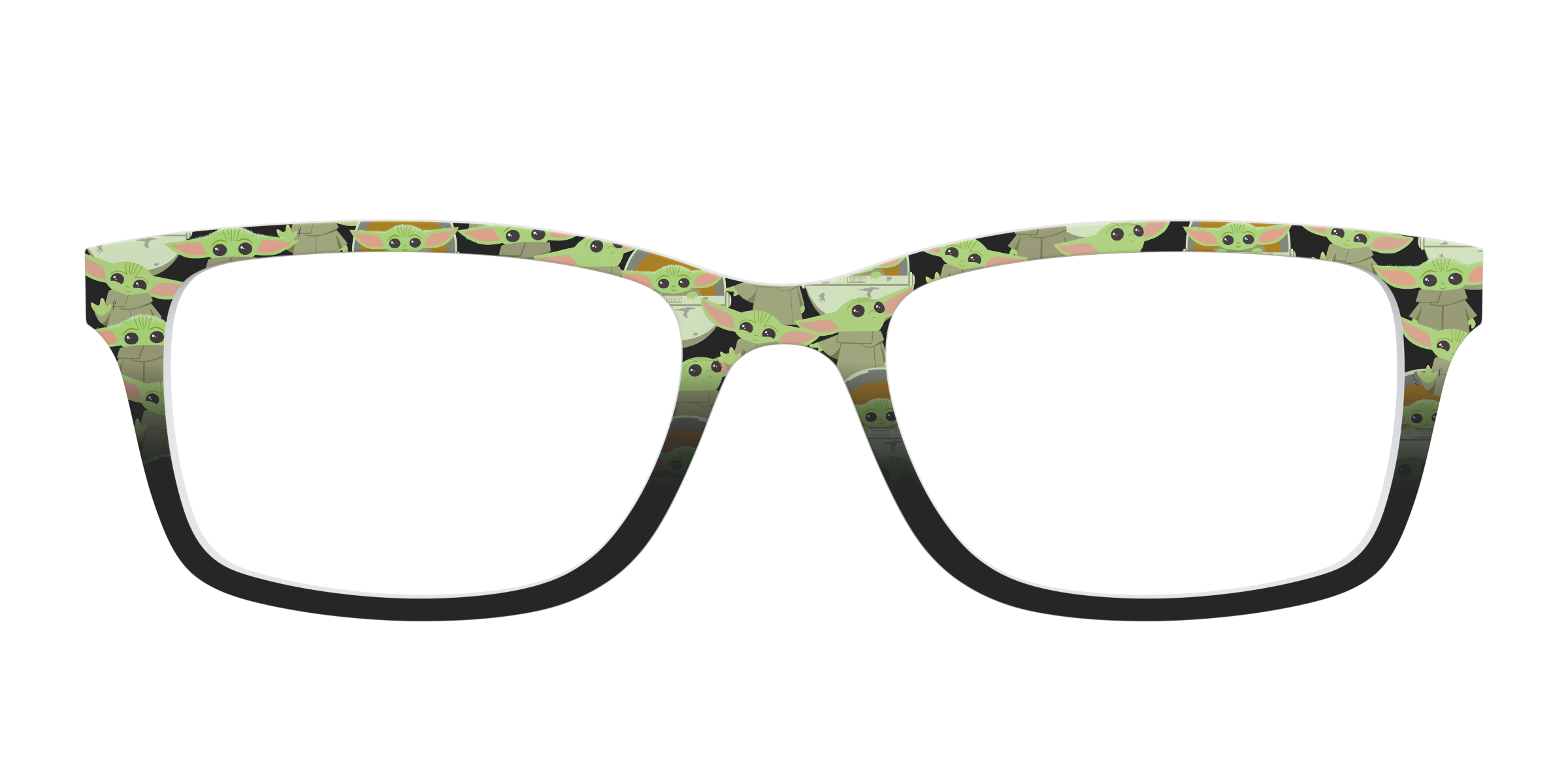 Pair Eyewear Collabs Grogu Gradient top per occhiali gradient