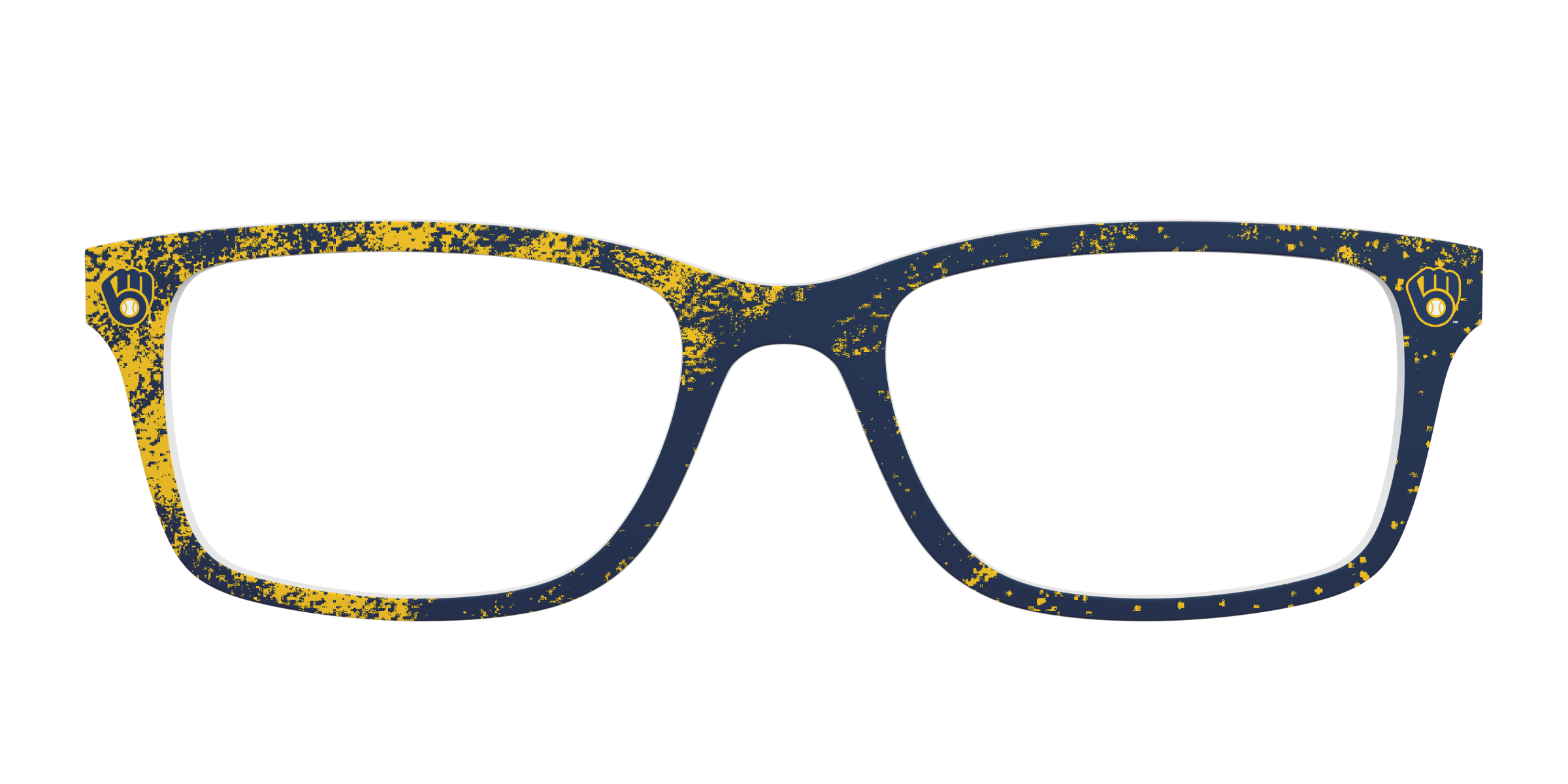 Pair School Spirit Brewers Home Run top occhiali giallo