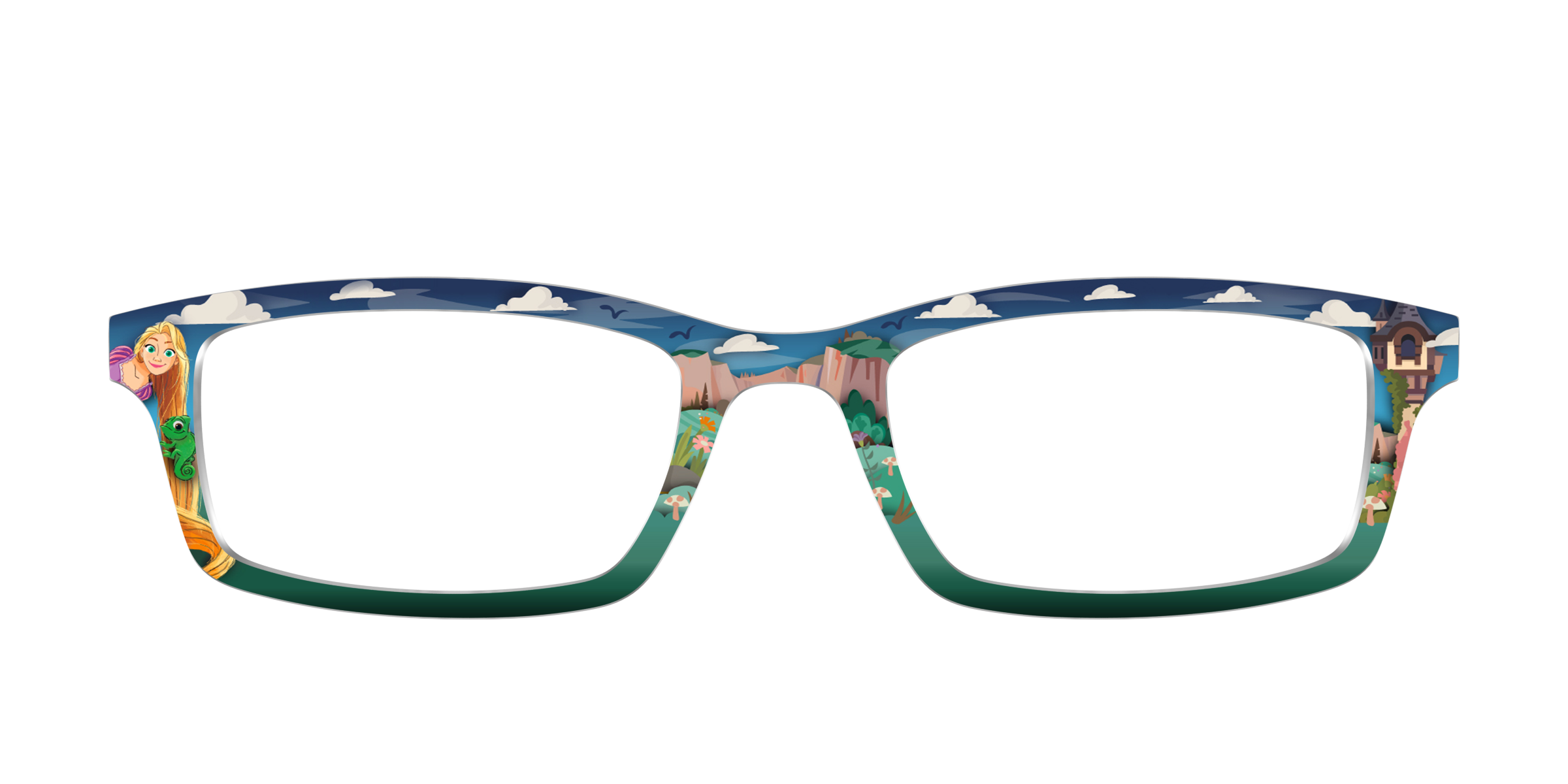 Pair Eyewear Collabs Rapunzel's Castle top occhiali Cedro