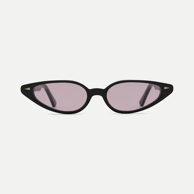 Ahlem Comédie occhiali da sole Black acetato