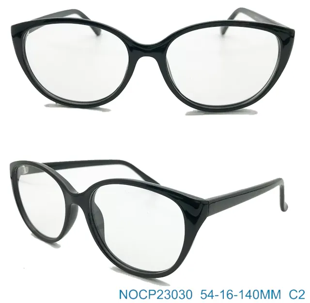 Ouyuan NOCP23030 C2 montatura vista cat eye nera retro CP
