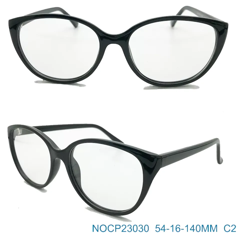 Ouyuan NOCP23030 C2 montatura vista cat eye nera retro CP