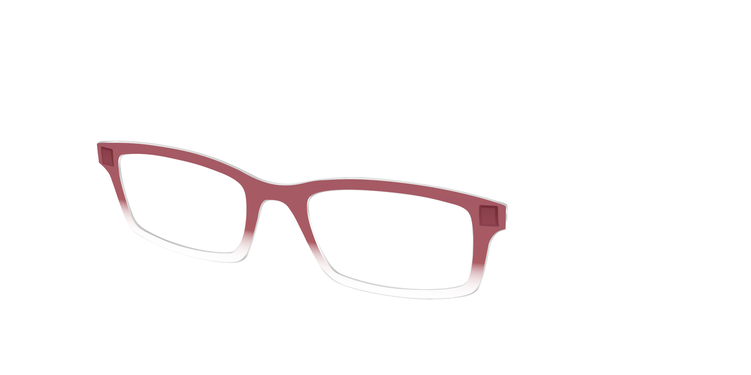 Pair Eyewear Solid Tops Burgundy Gradient Crystal top Serra