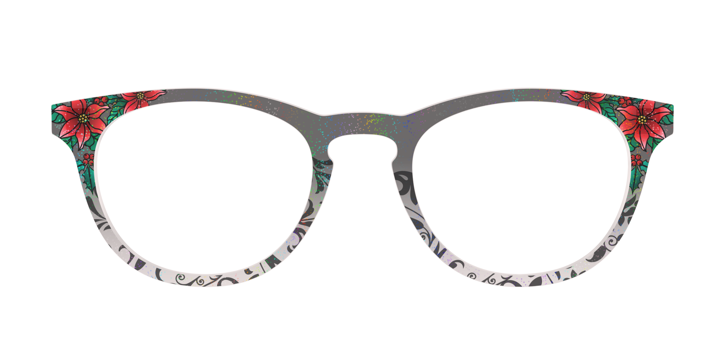 Pair Eyewear Romantic Poinsettia top occhiali natalizio