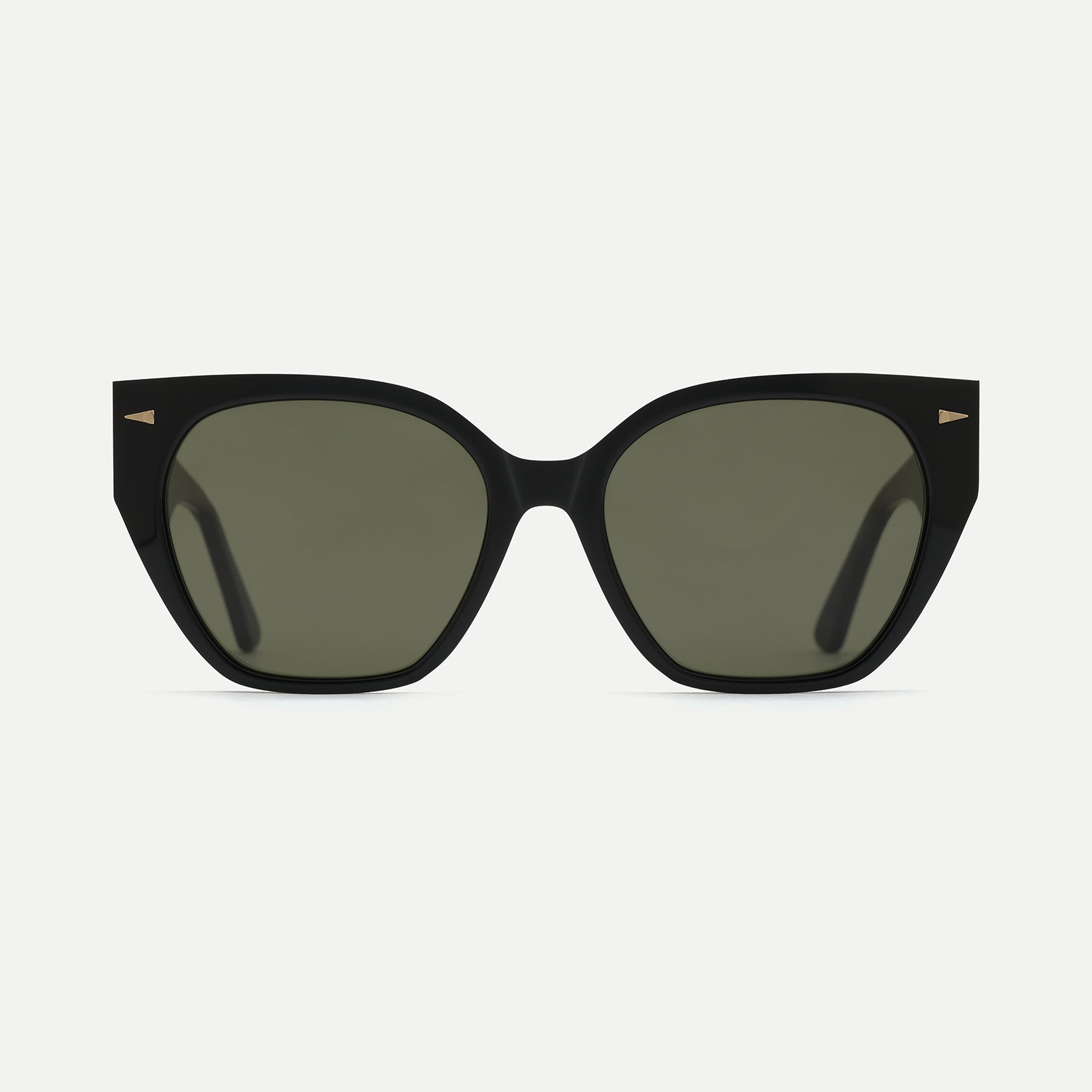 AHLEM Marguerite occhiali da sole Black G15 cat eye
