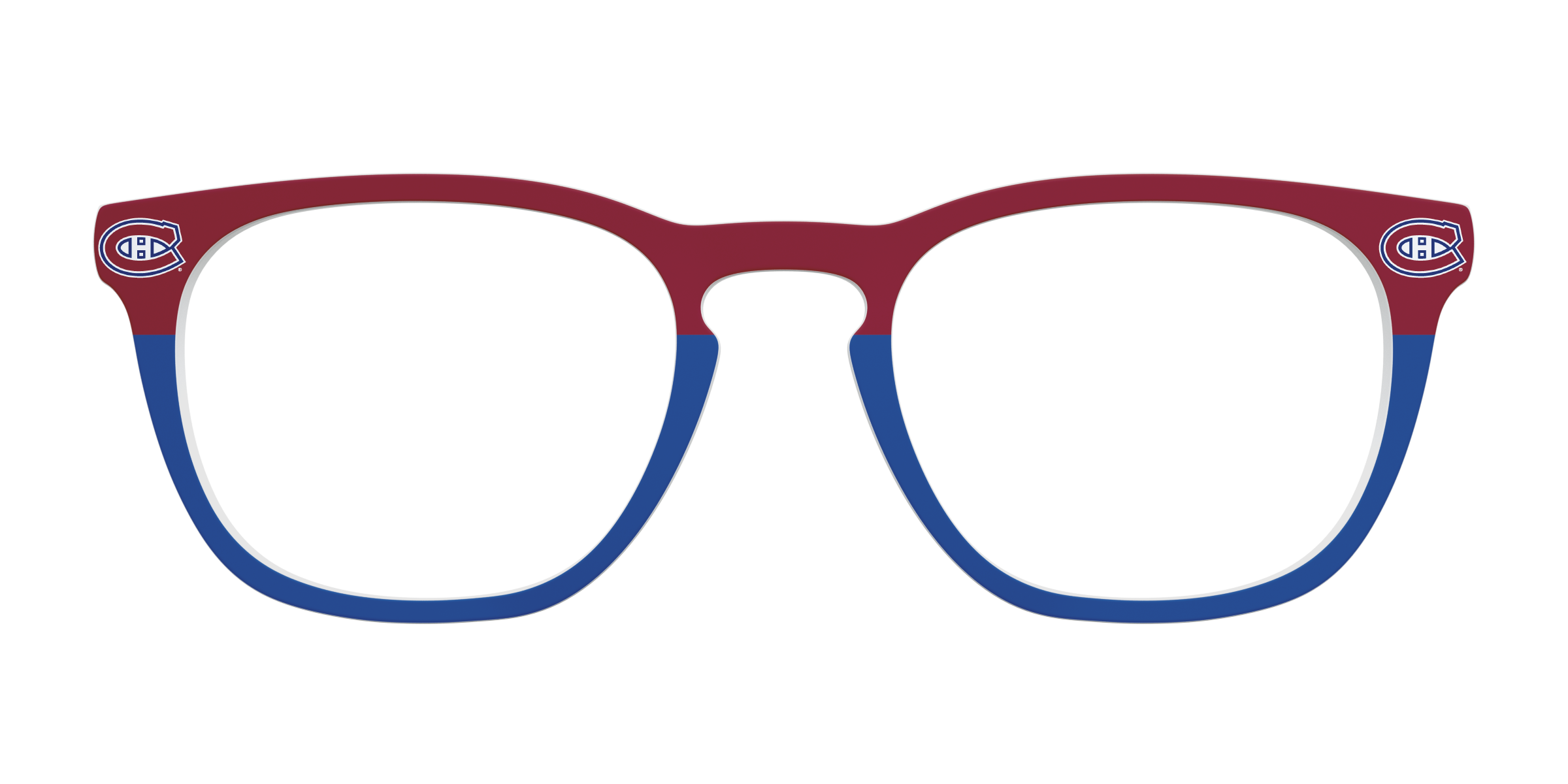 Pair Eyewear School Spirit The Canadiens Split top per occhiali blu rosso