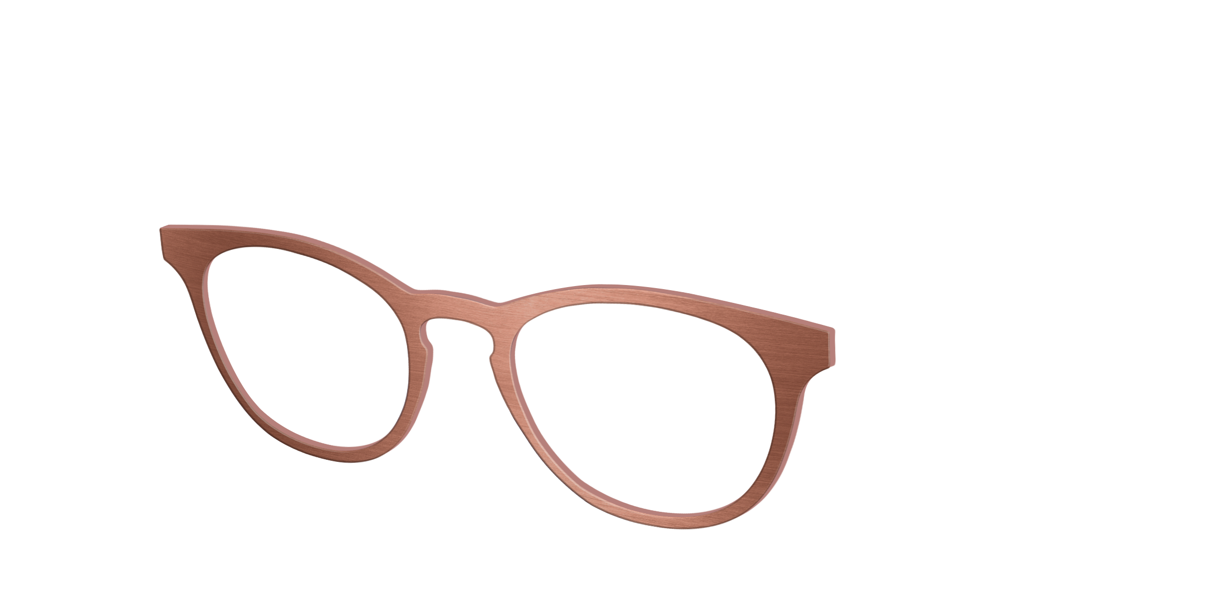 Pair Eyewear Solid Tops Brushed Champagne top beige satinato