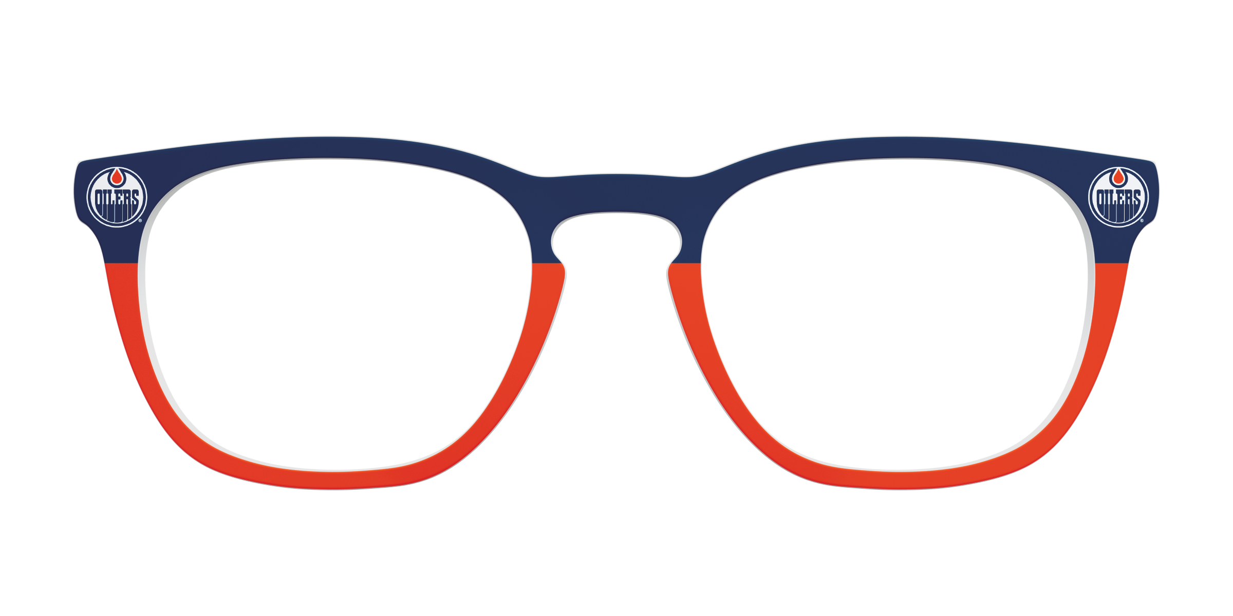 Pair Eyewear School Spirit Oilers Split cover occhiali blu
