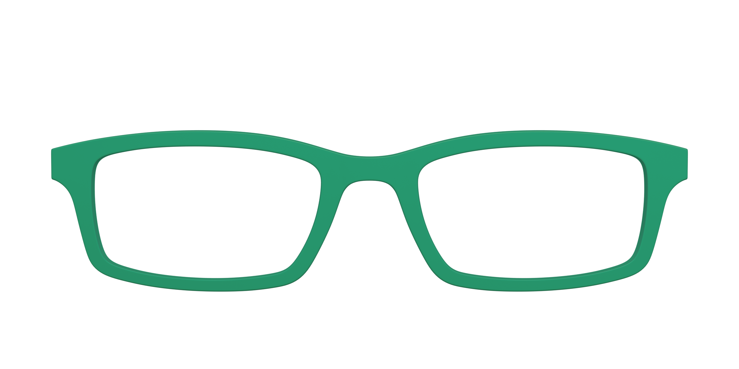 Pair Eyewear Solid Tops The Forest Green top per occhiali