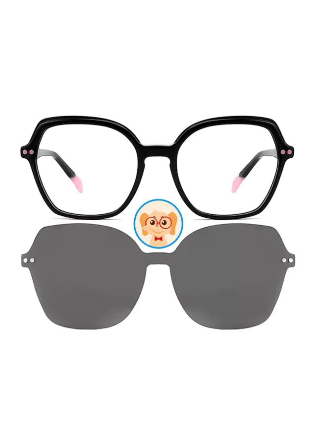 Ouyuan Clip Ons TAK9035 clip-on magnetica bambina acetato