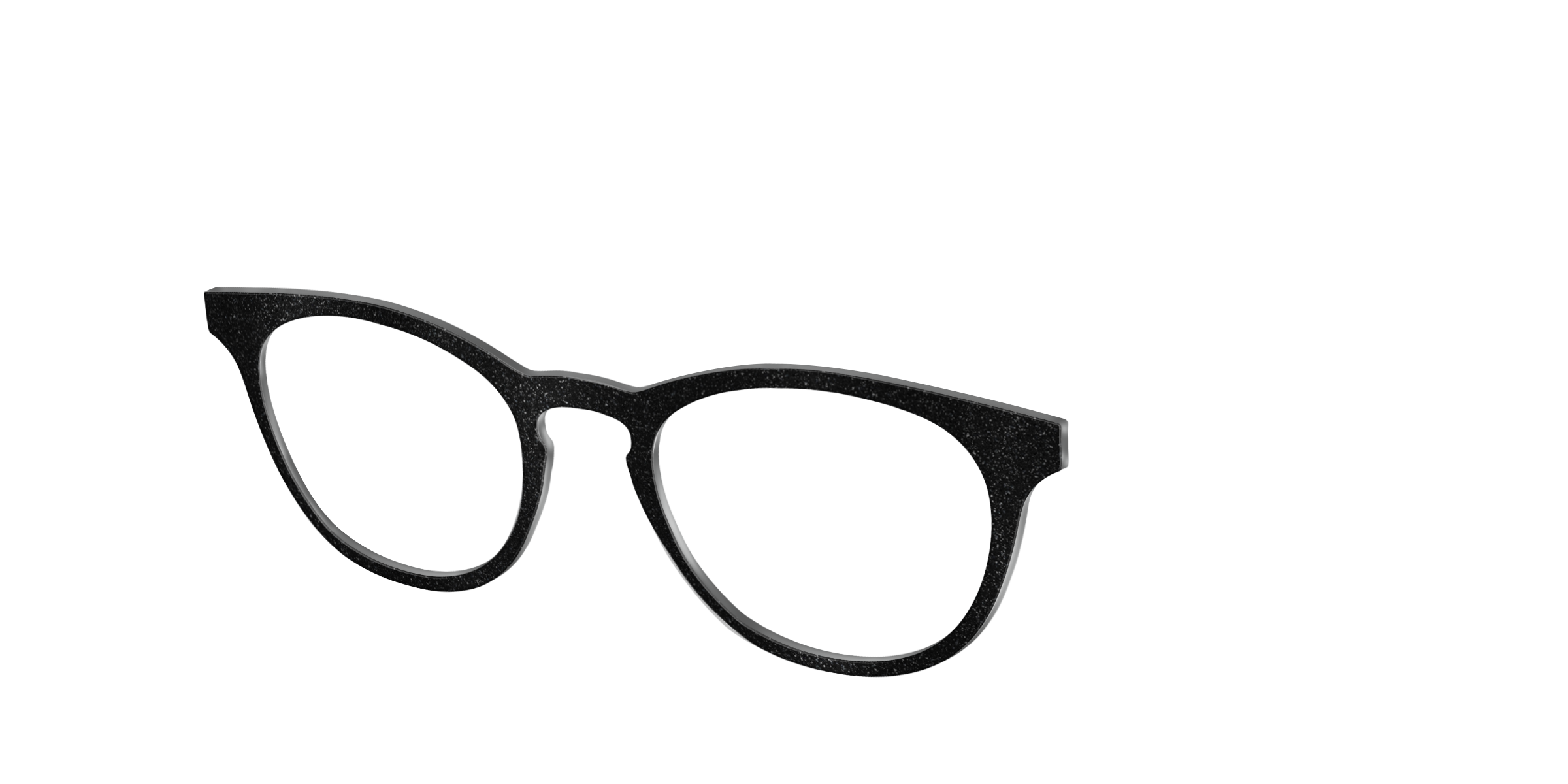 Pair Eyewear Solid Tops The Black Shimmer top nero glitter