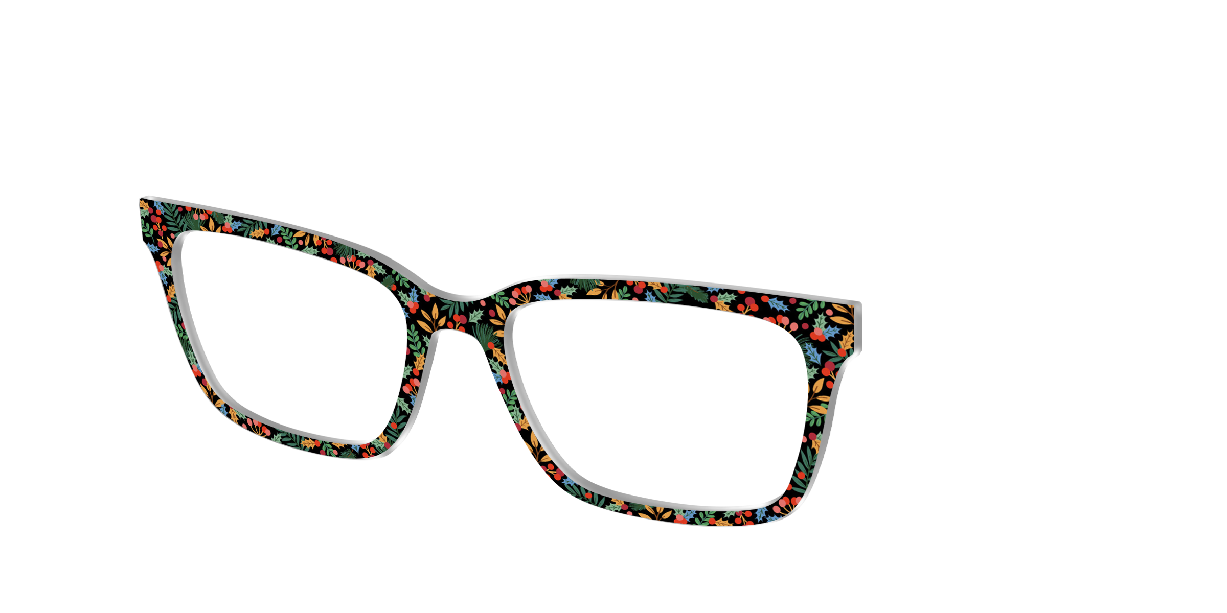 Pair Eyewear Design Tops Holiday Holly cover verde