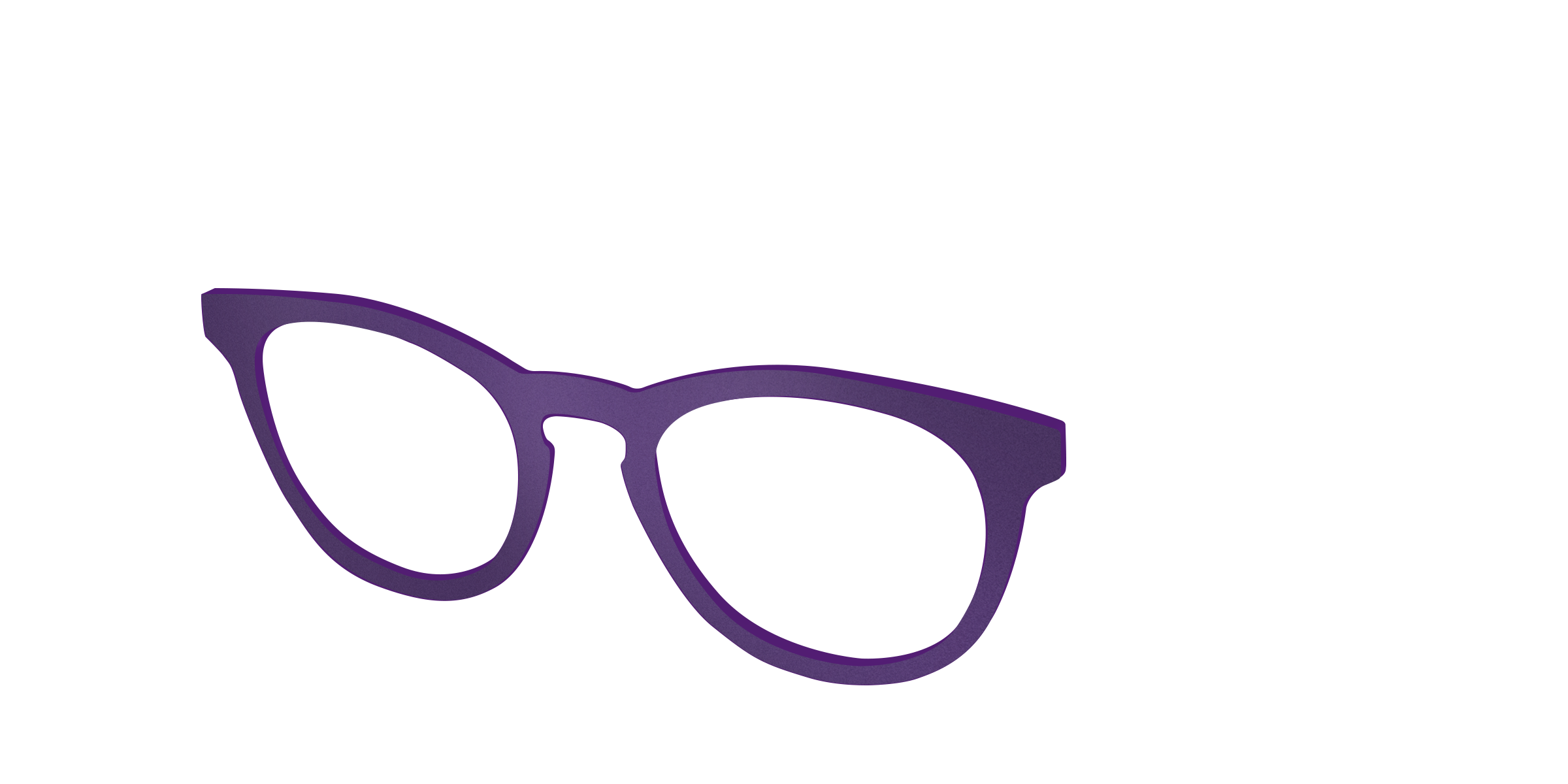 Pair Eyewear Solid Tops Matte Eggplant top magnetico viola opaco