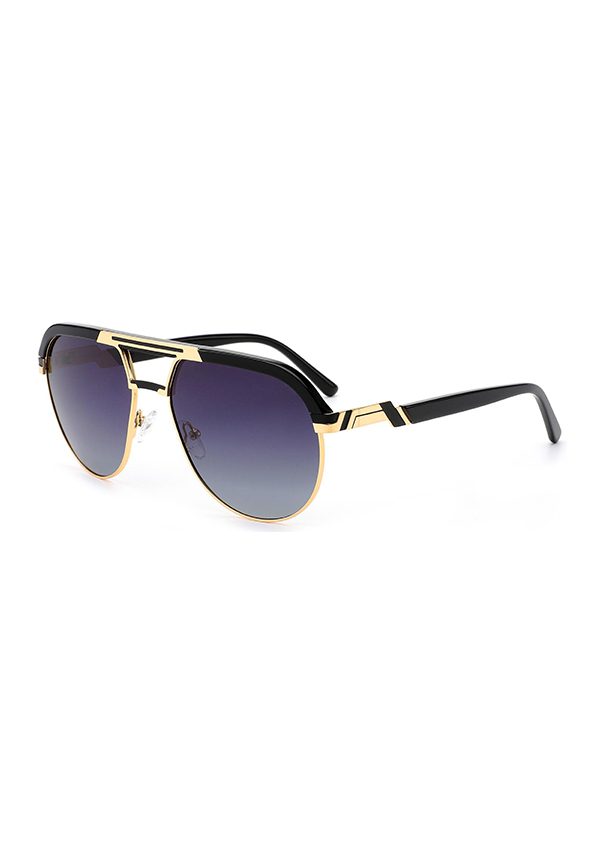 Ouyuan OYMB1305S occhiali da sole doppio ponte nero