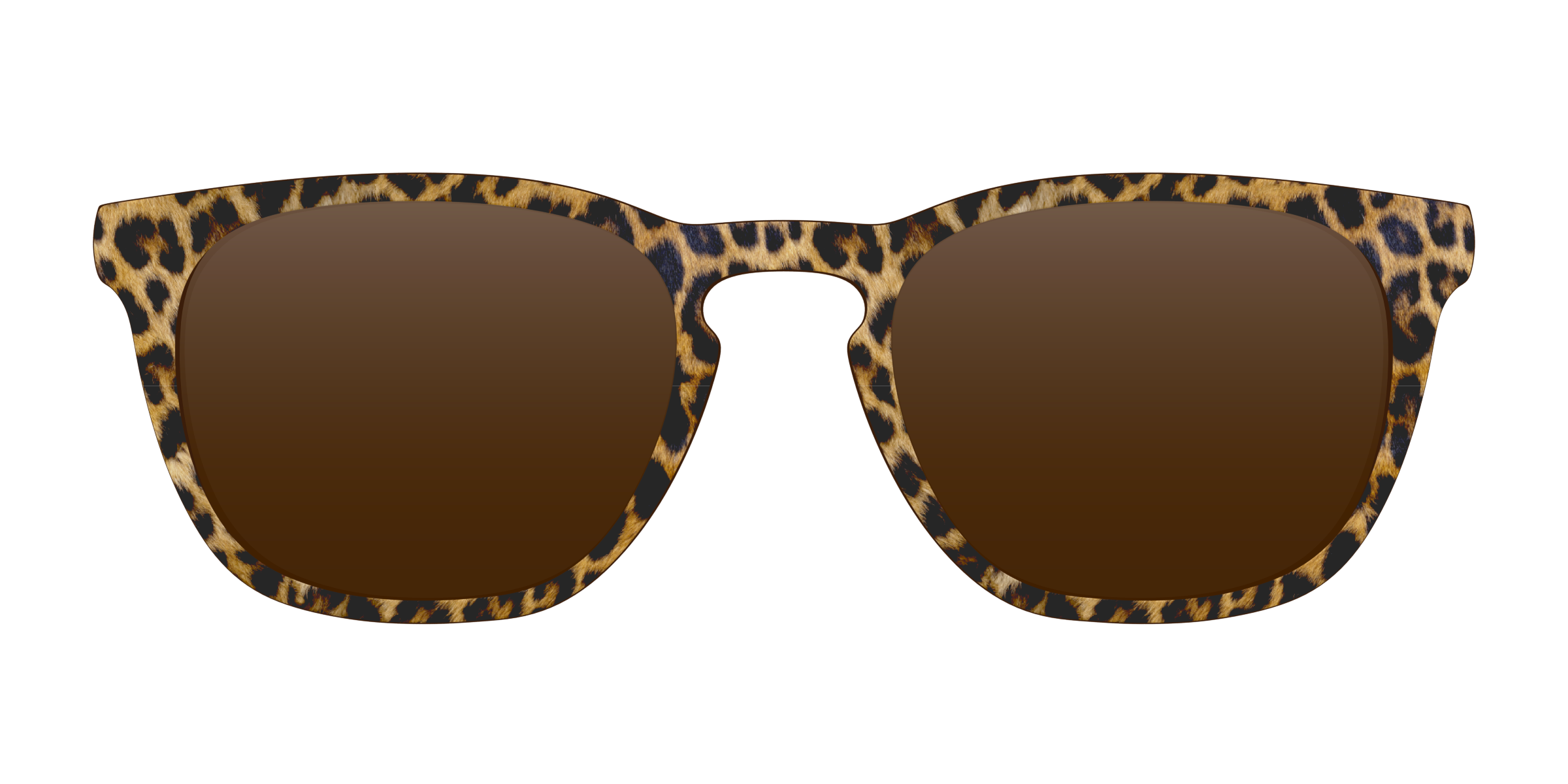 Pair Eyewear Sun Tops Cheetah Spots clip sole maculato