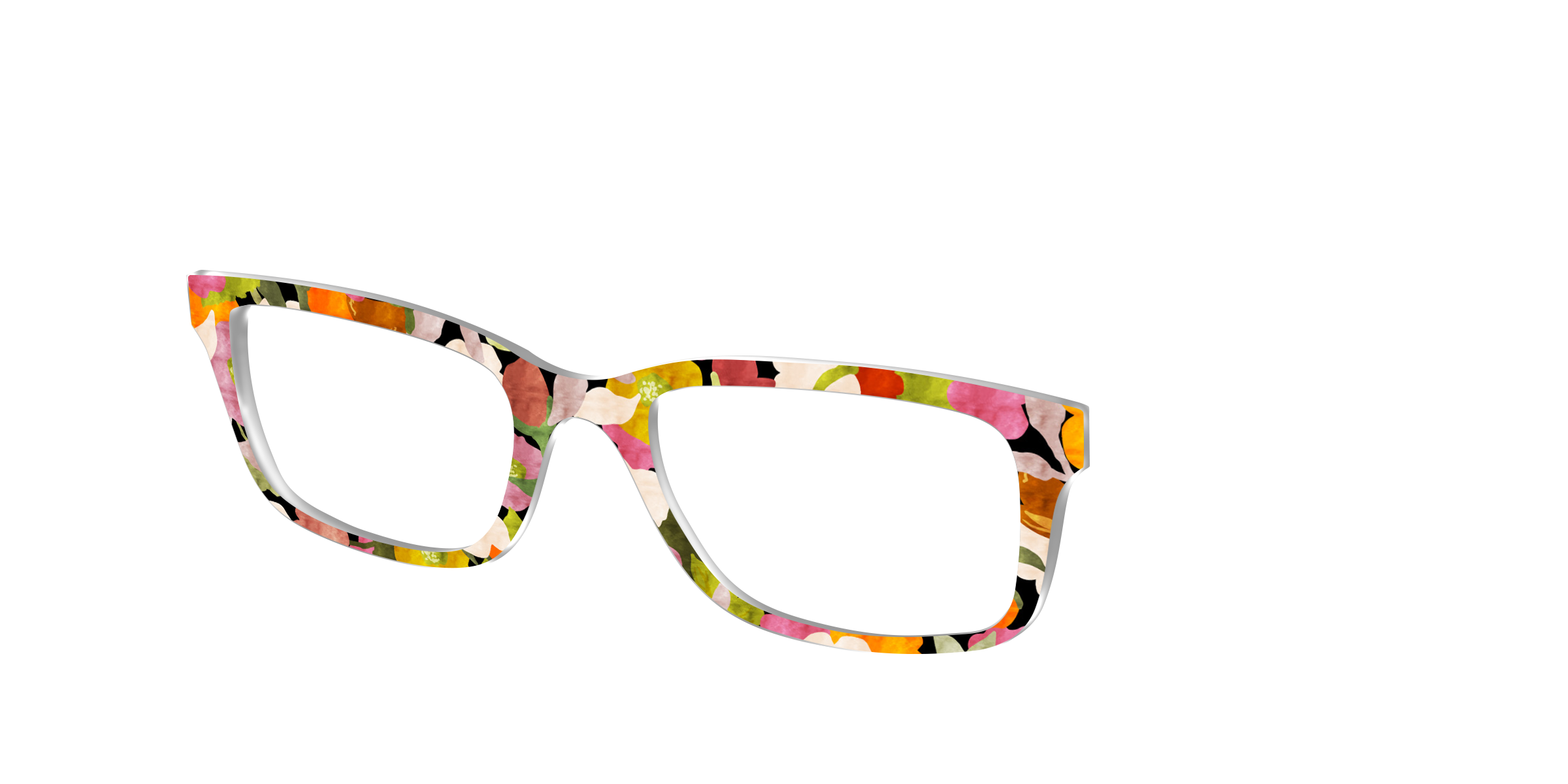 Pair Eyewear Design Tops Fallen Leaves Camouflage top mimetico