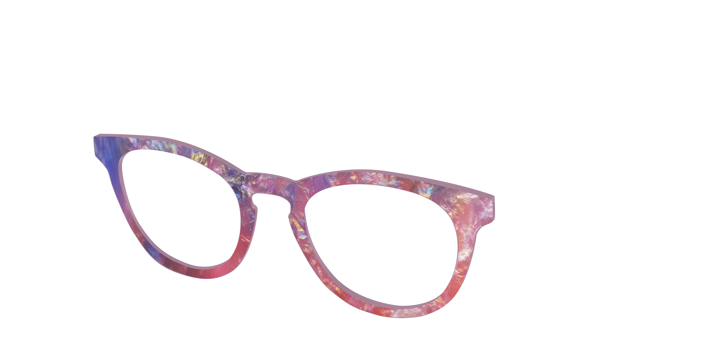 Pair Eyewear Design Tops The Pink Nebulous Pearl top occhiali rosa