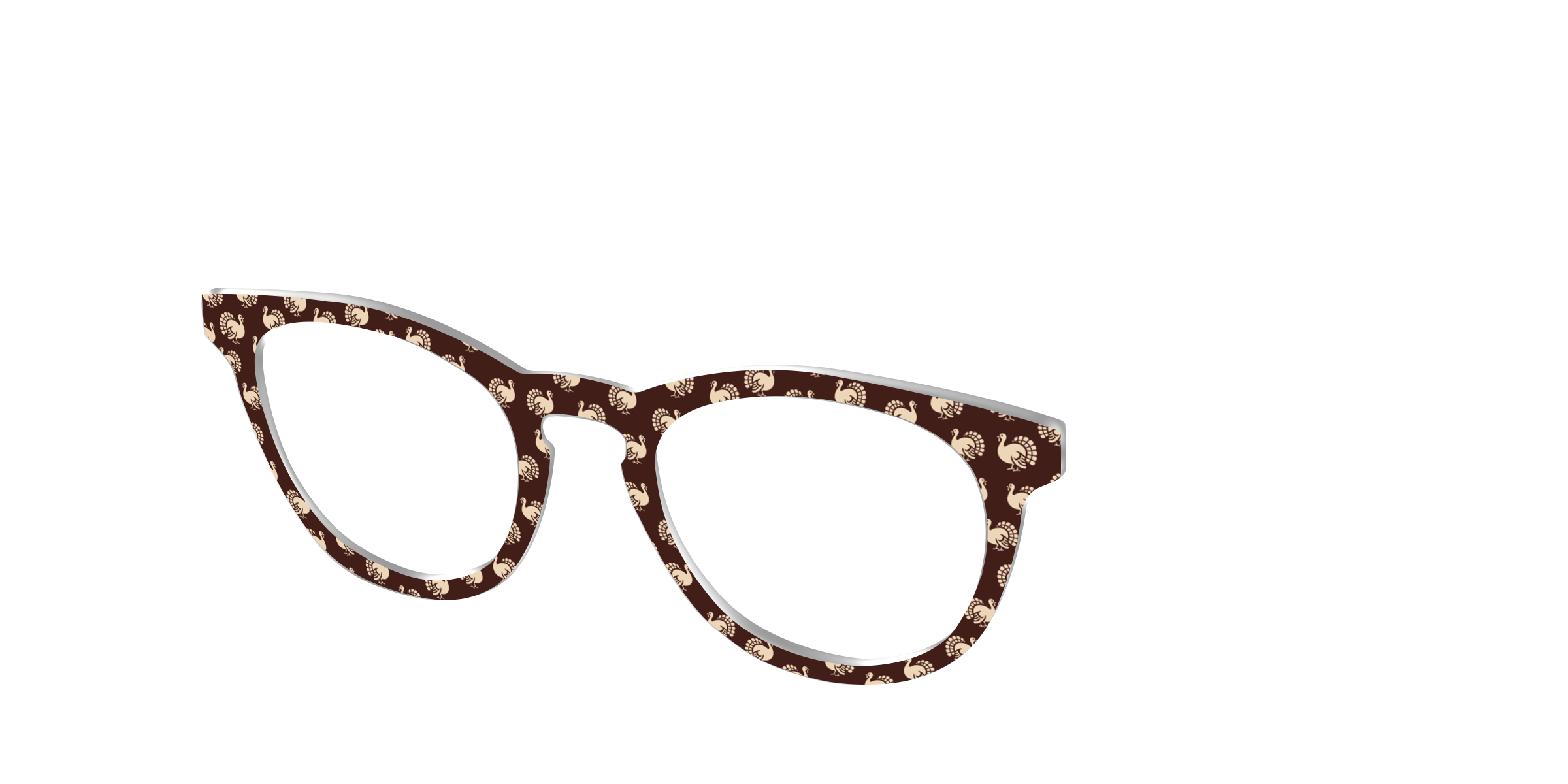 Pair Eyewear Design Tops Simple Turkeys Top Tacchino