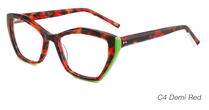 Ouyuan NOA23009 montatura occhiali acetato colorata