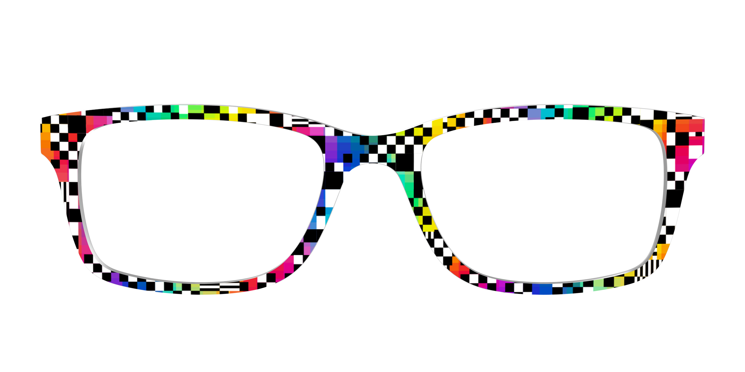 Pair Eyewear Design Tops The Prismatic Check top occhiali