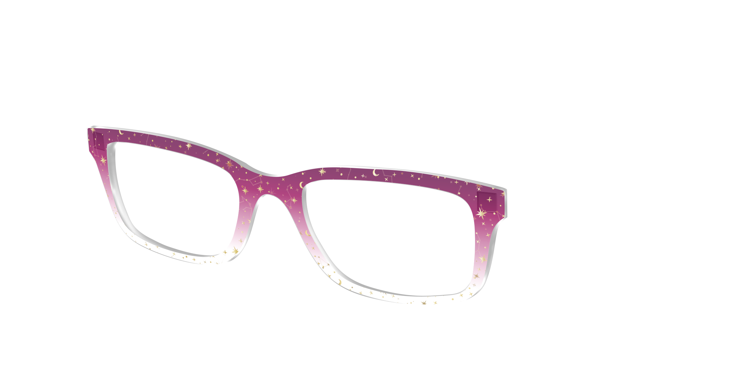 Pair Eyewear Design Tops Pink Ombre Gold Foil top rosa 437