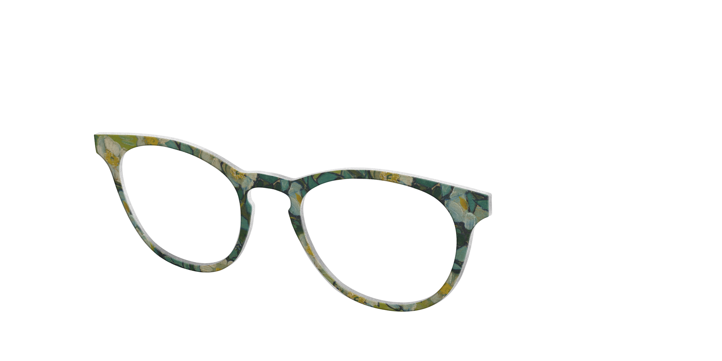Pair Eyewear Collabs The Wild Roses top occhiali verde VG10