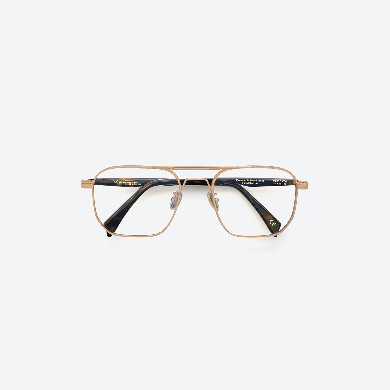 Monokol Evolved Boldness MK337 C4 occhiali da vista aviator metallo