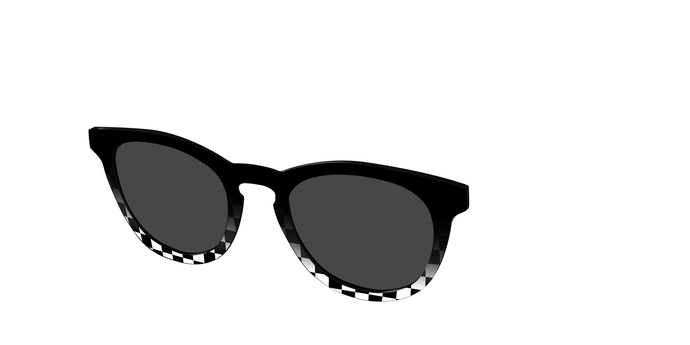 Pair Eyewear Sun Tops Checkerboard Fade top sole polarizzato