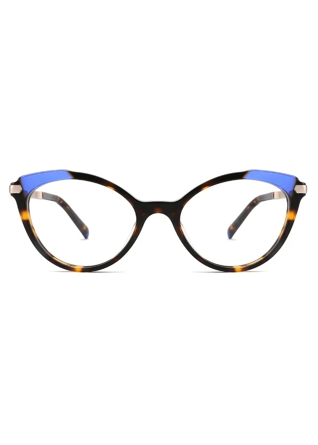 Ouyuan NOA23023 montatura occhiali da vista acetato colorata
