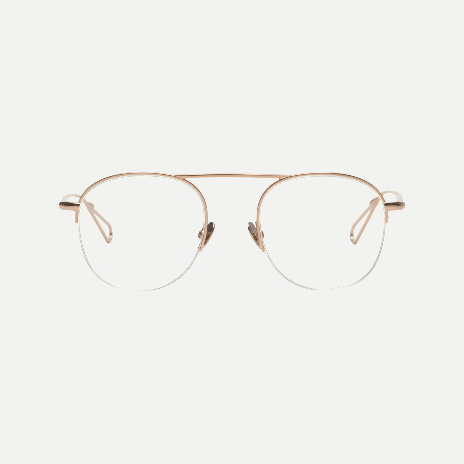 AHLEM Optical Voltaire occhiali da vista Champagne metallo