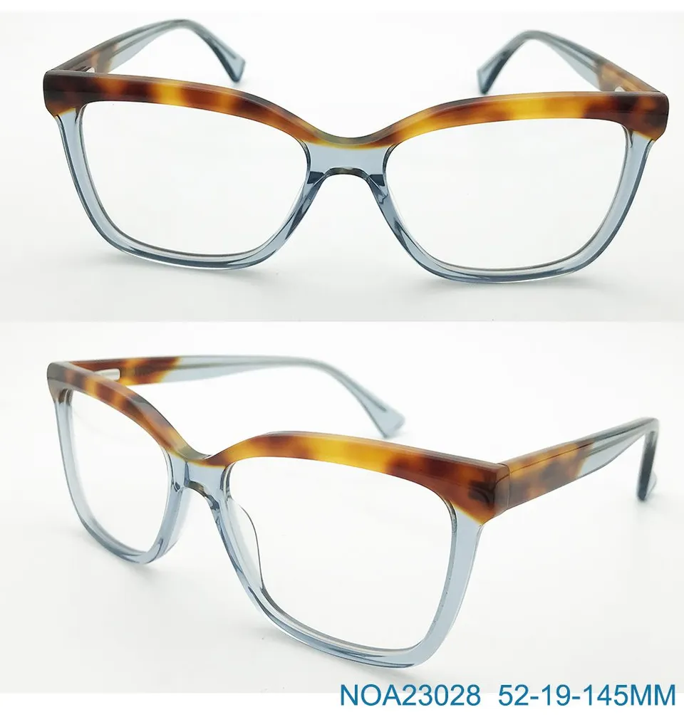 Ouyuan NOA23028 montatura occhiali acetato classica