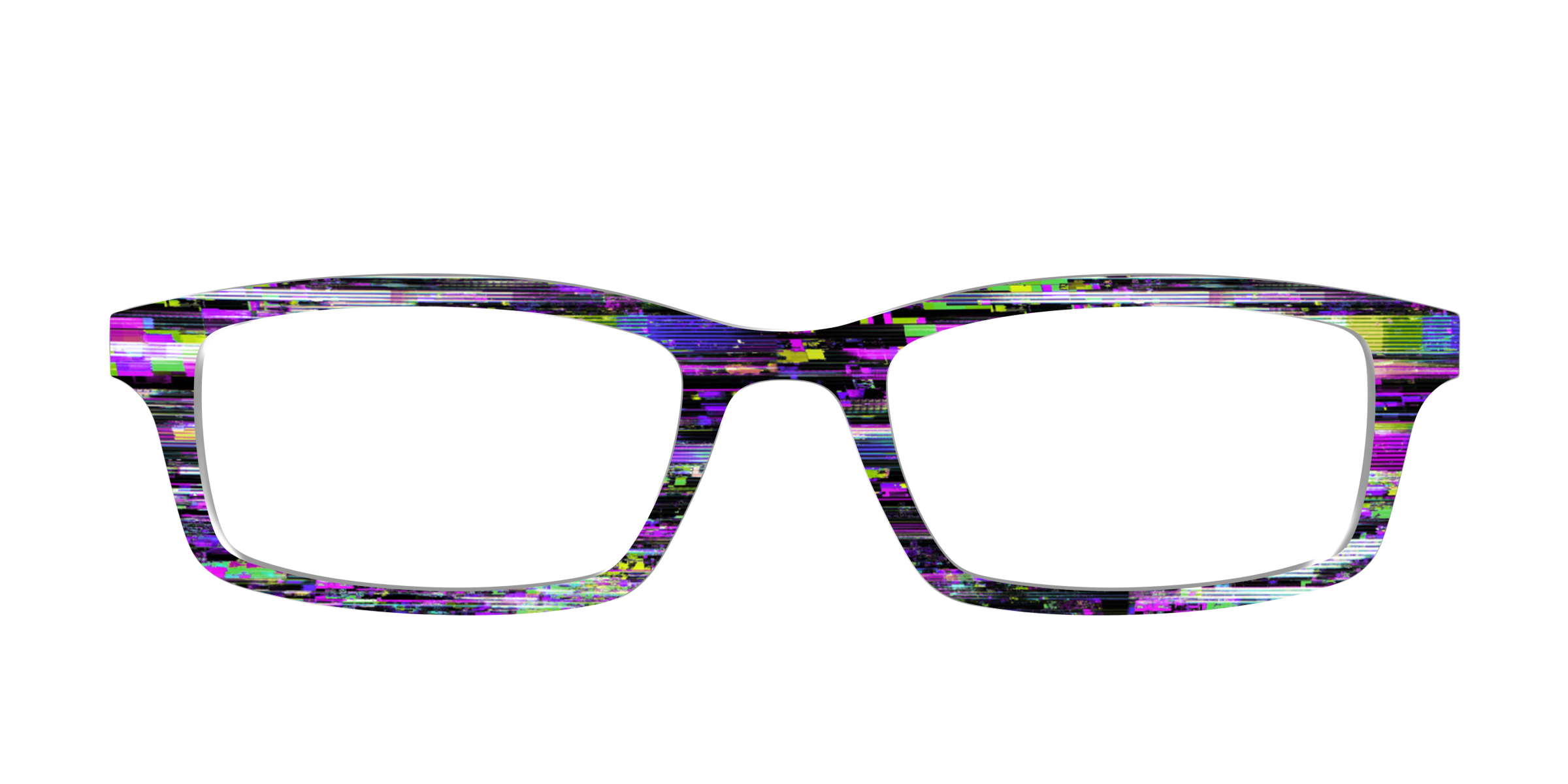 Pair Eyewear Horror Film Glitch top magnetico nero