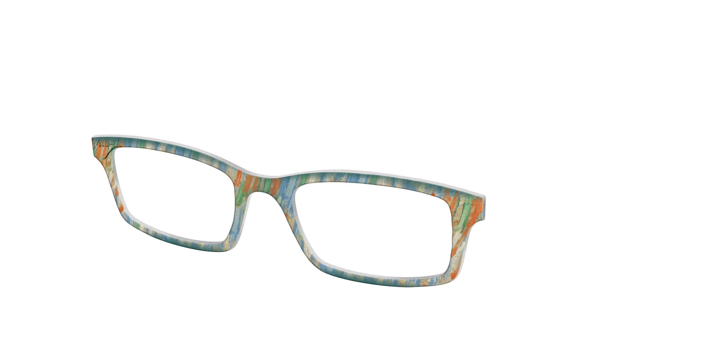 Pair Eyewear Collabs Brush Strokes top magnetico VG26