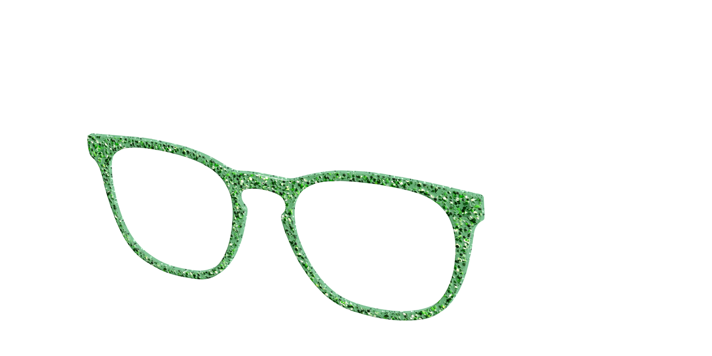 Pair Eyewear Solid Tops Emerald Sparkle top magnetico