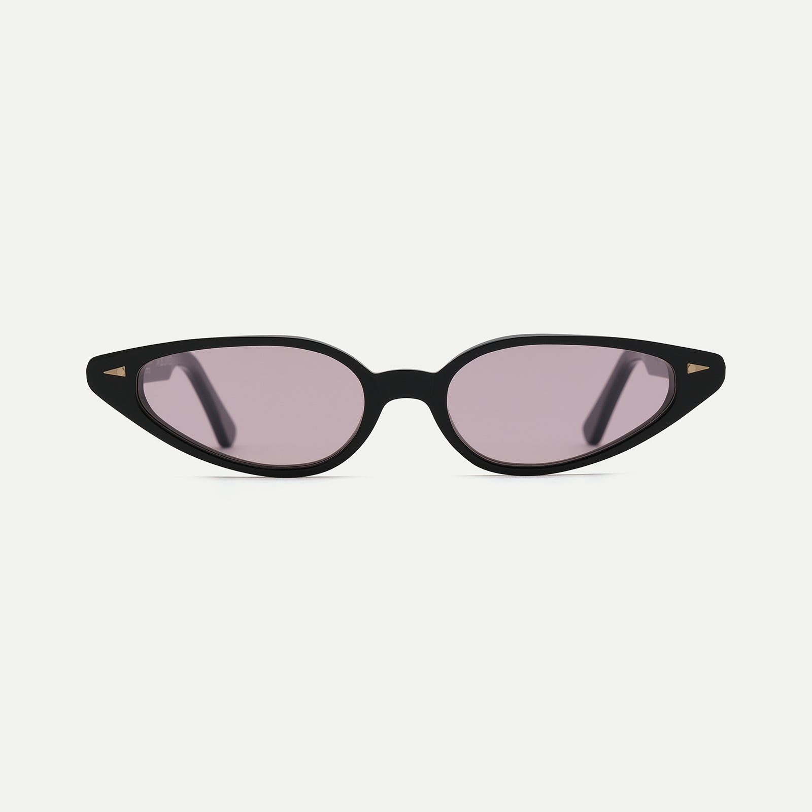 Ahlem Comédie occhiali da sole Black acetato