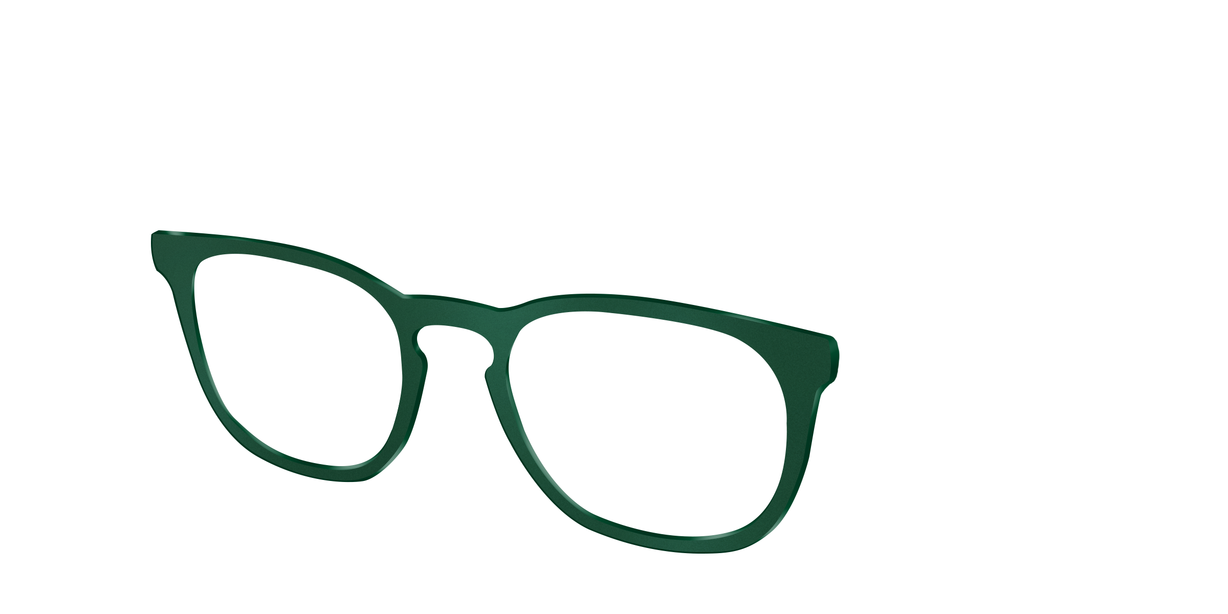 Pair Eyewear Design Tops The Matte Spruce top verde opaco