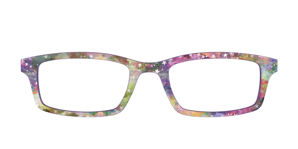 Pair Eyewear Design Tops Silver Foil Starry Sky top