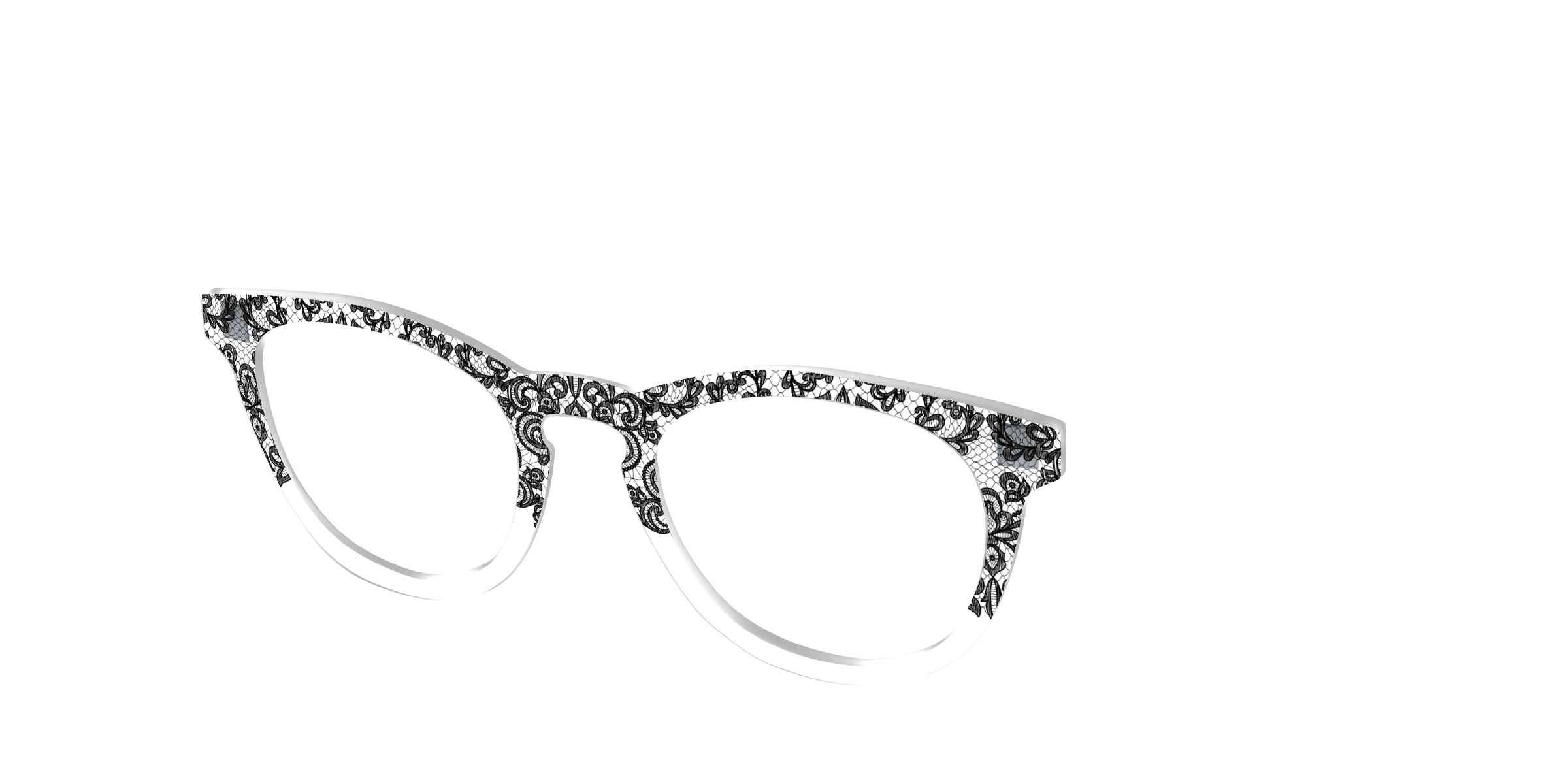 Pair Eyewear Design Tops The Luxe Lace Crystal top Cedro premium