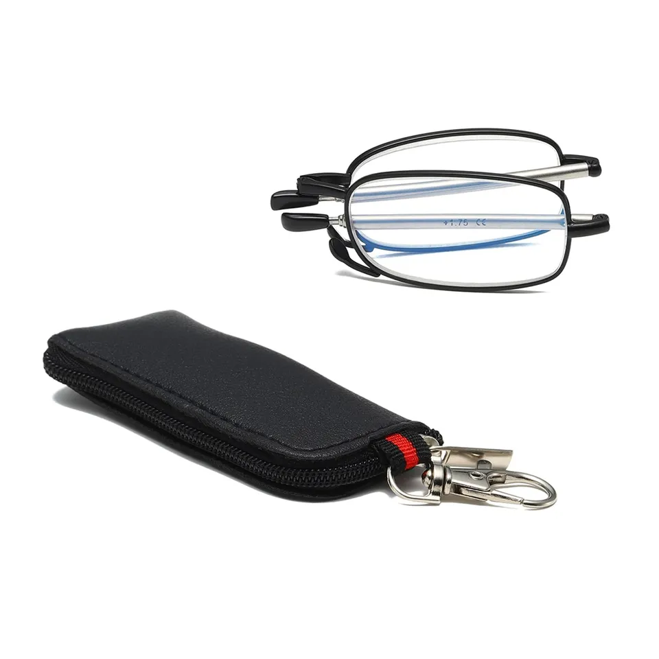 Hubeye Ultra Thin Folding Reading Glasses telescopici 2.0 portachiavi