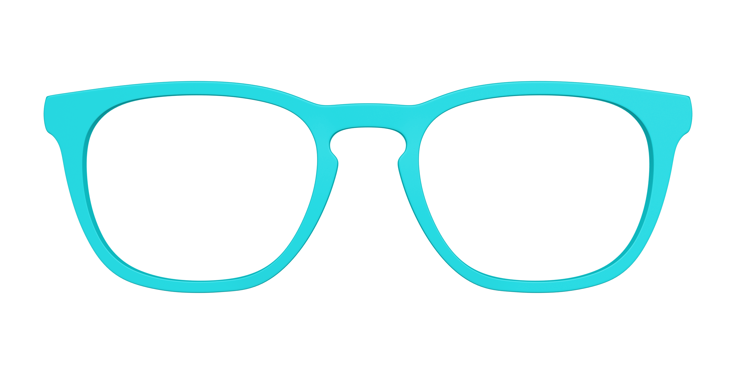 Pair Eyewear Solid Tops The Turquoise top occhiali verde
