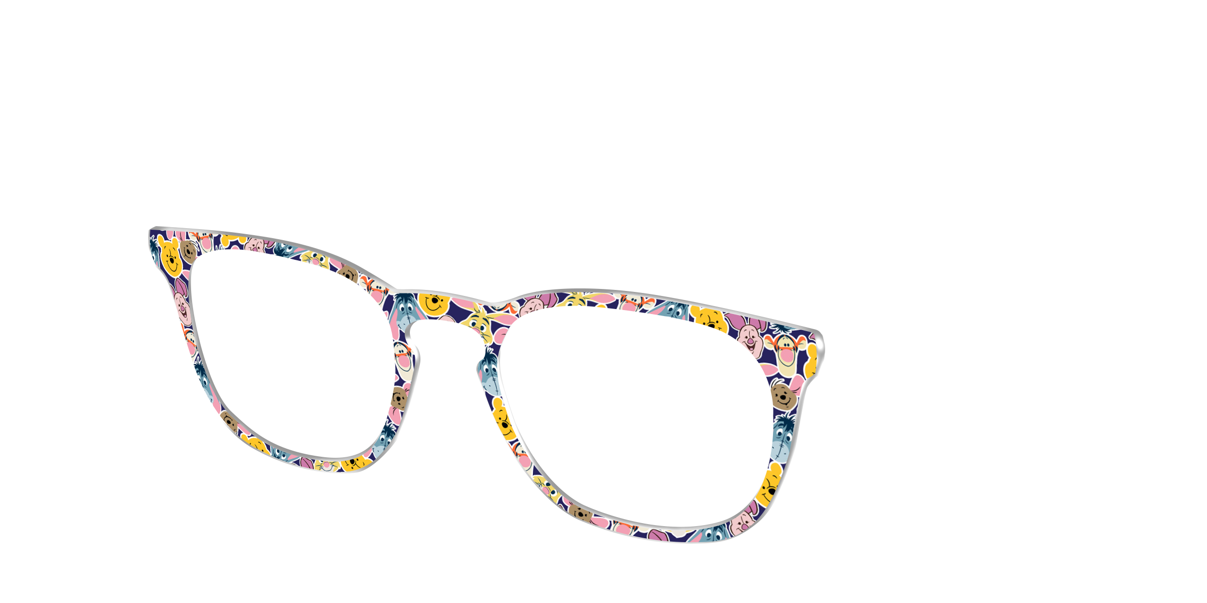 Pair Eyewear Collabs Winnie Pooh Friends cover occhiali stampa