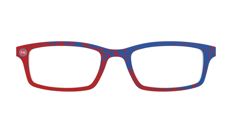 Pair Eyewear Pistons Splatter top magnetico basket NBA