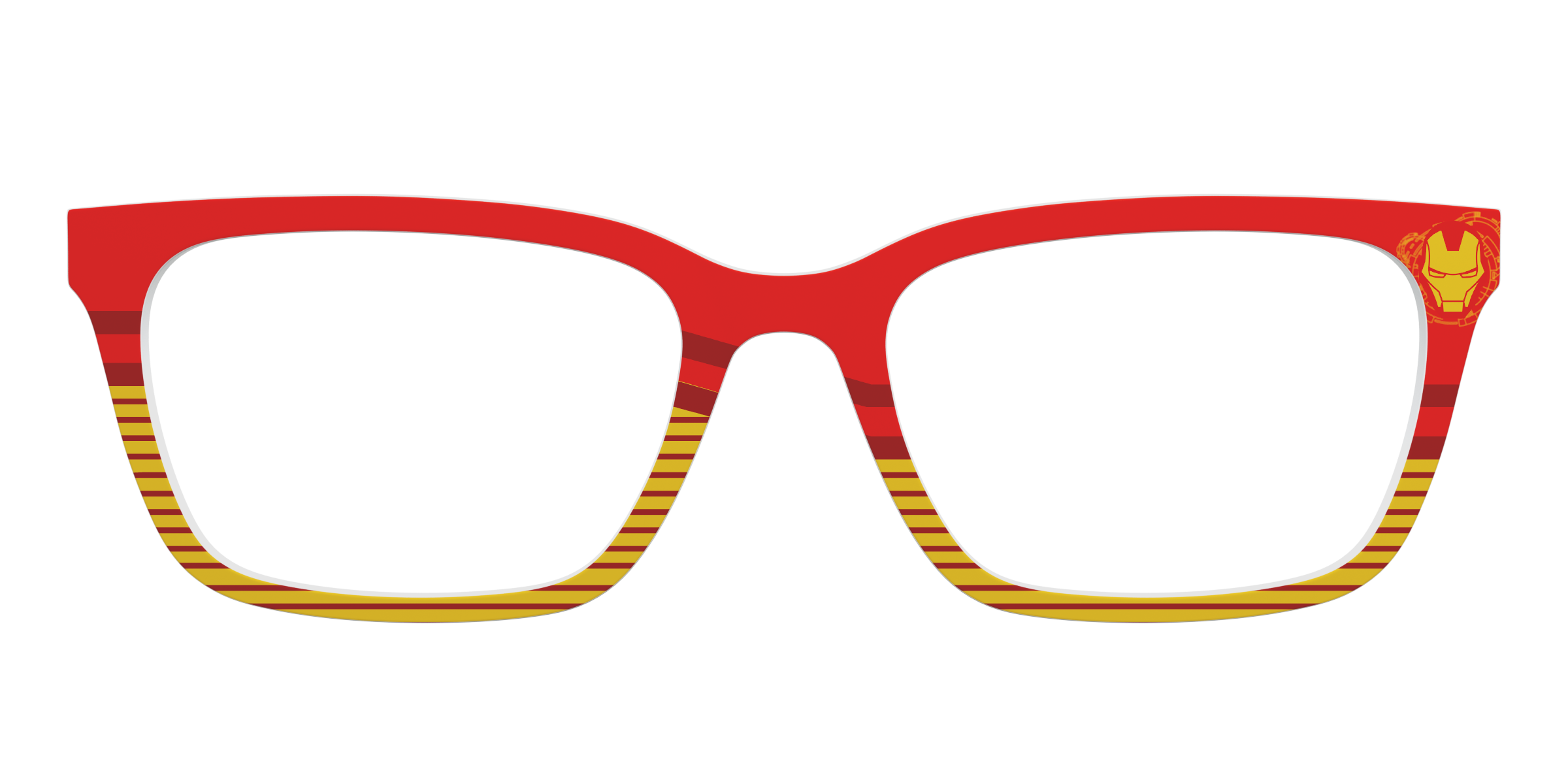 Pair Eyewear Collabs The Iron Man Suit topper rosso IM1