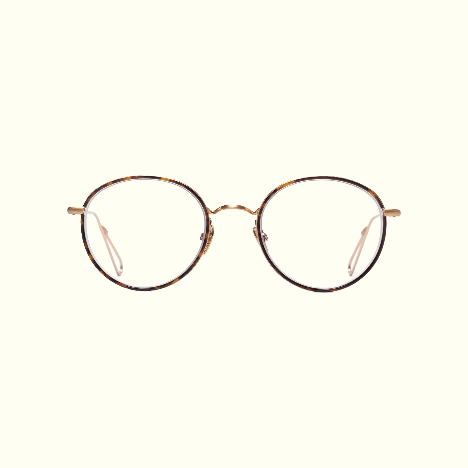 Ahlem Optical Auber occhiali da vista champagne turtle