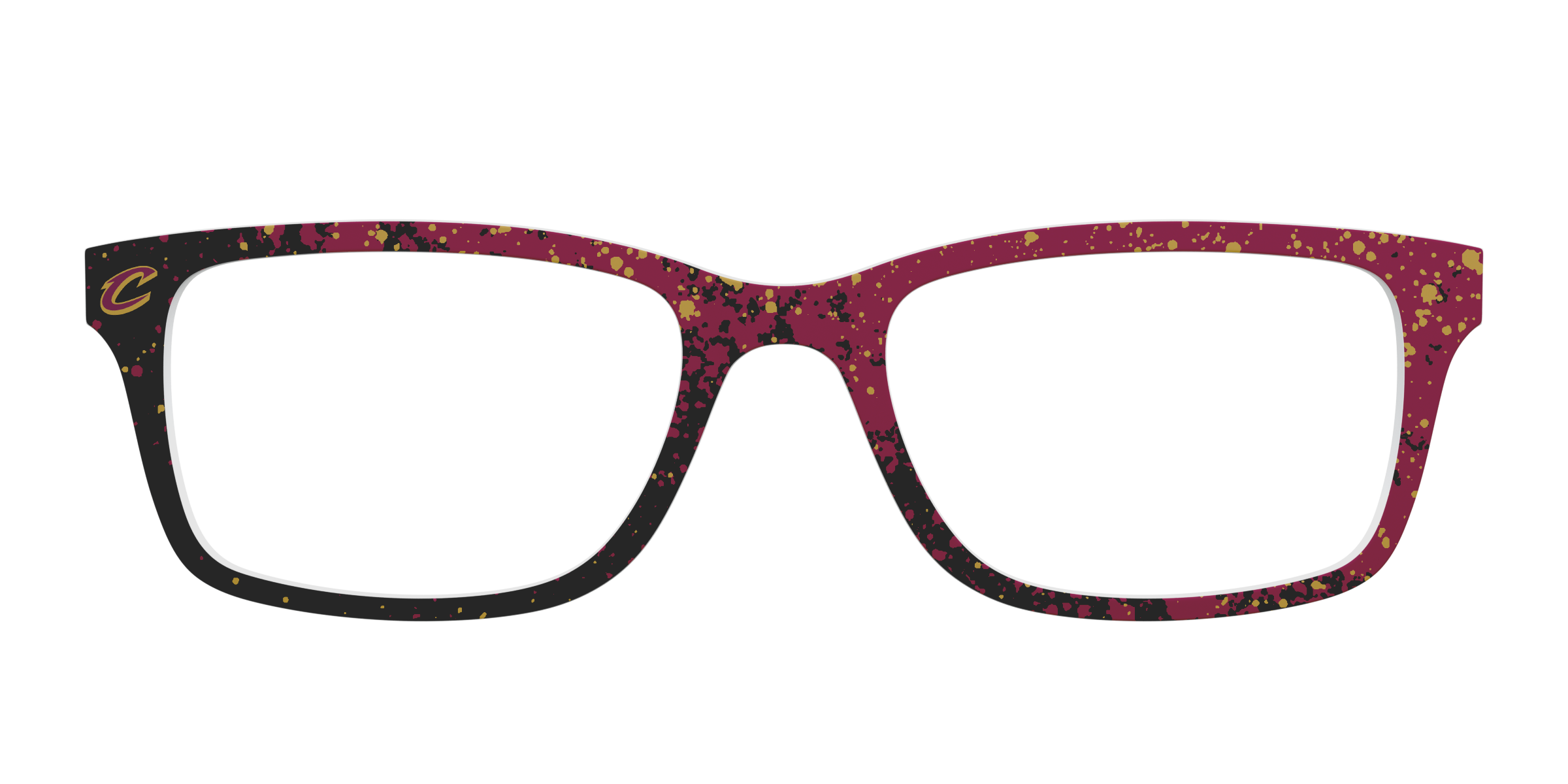 Pair Eyewear School Spirit Cavaliers Splatter top occhiali