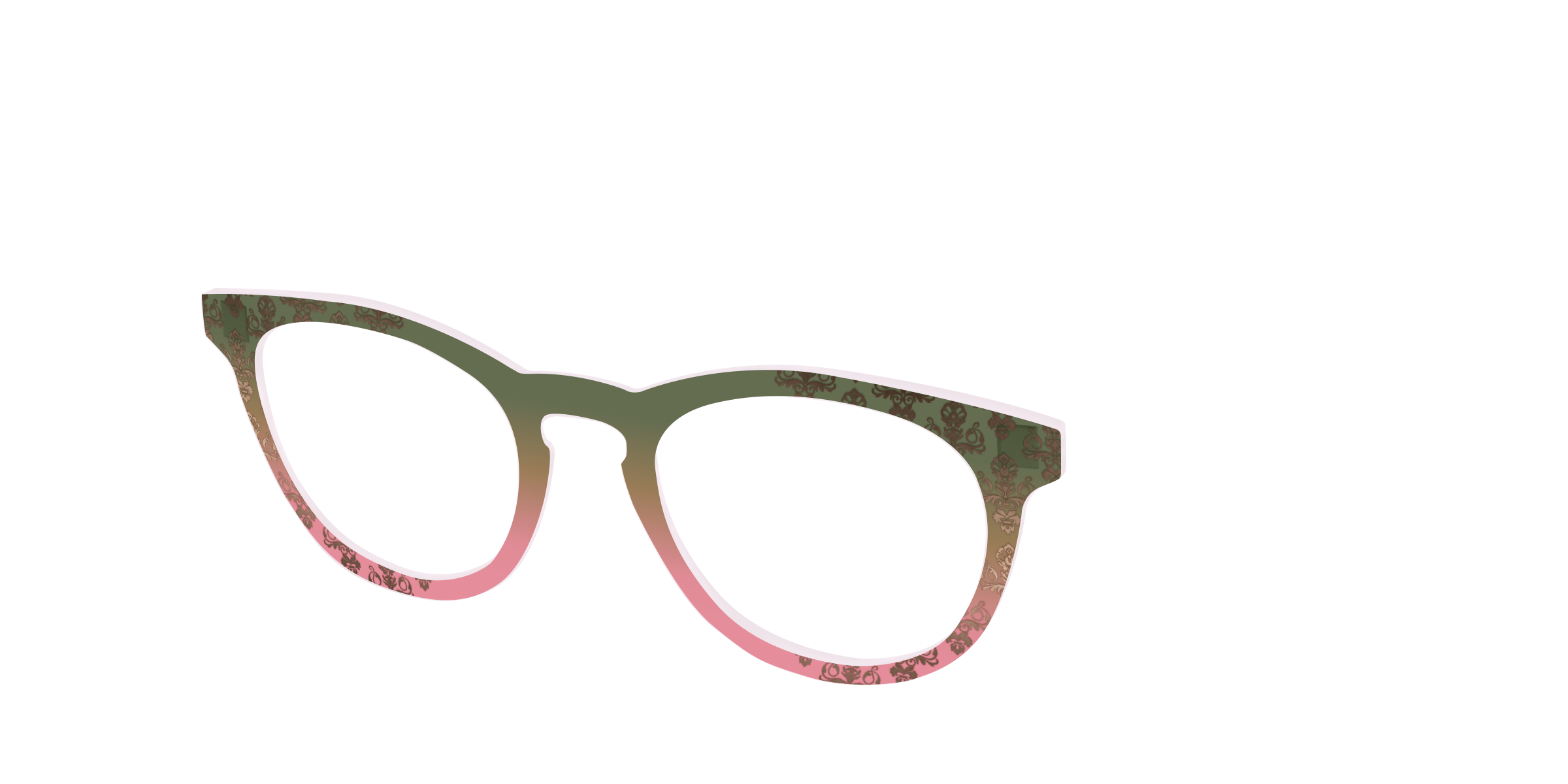 Pair Eyewear Design Olive Rose Trellis top occhiali